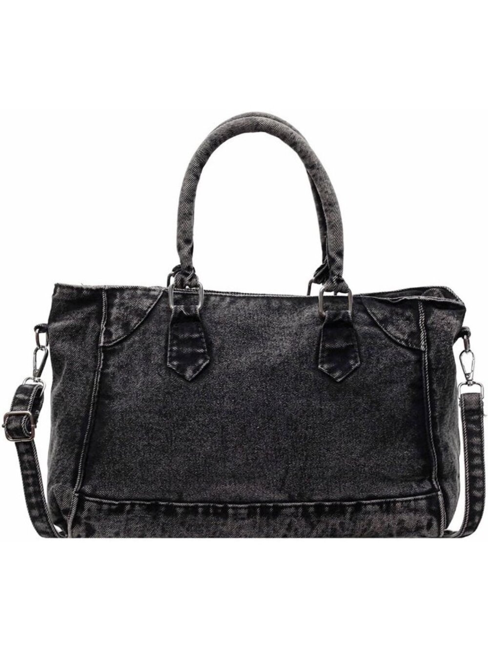 Stylish Women's Denim Tote Bag | Versatile Jean Handbag & Shoulder Purse